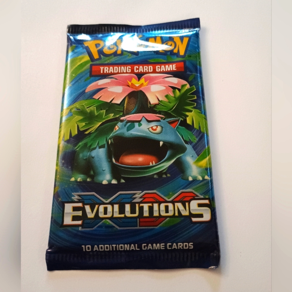 Pokemon Evolutions Card Pack with Blue and Green Design